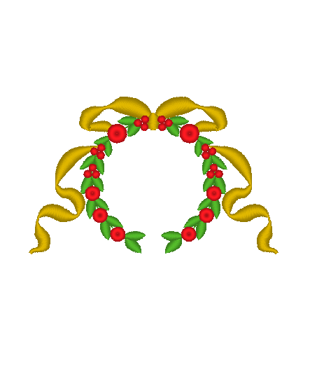 Wreath with Ribbon Wreath with Ribbon