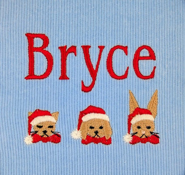 Animals in Santa Hats