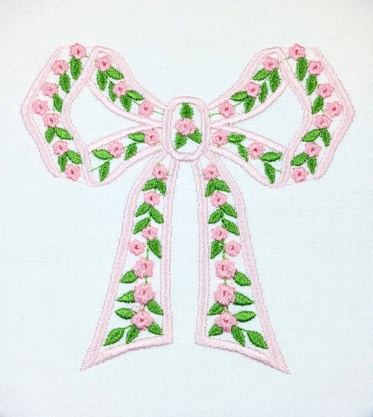 Spring Flowers Bow Spring Flowers Bow