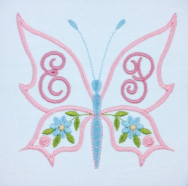 Butterfly Monogram Frame Butterfly Monogram Frame