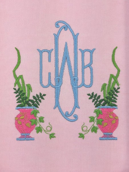 Chinois Pots with Plants Chinois Pots with Plants