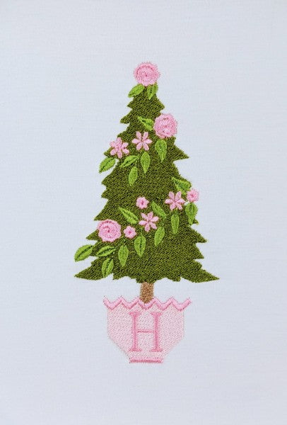 Floral Garland Christmas Tree Floral Garland Christmas Tree