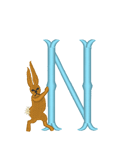 Bunnies and Egg Crest Bunnies and Egg Crest