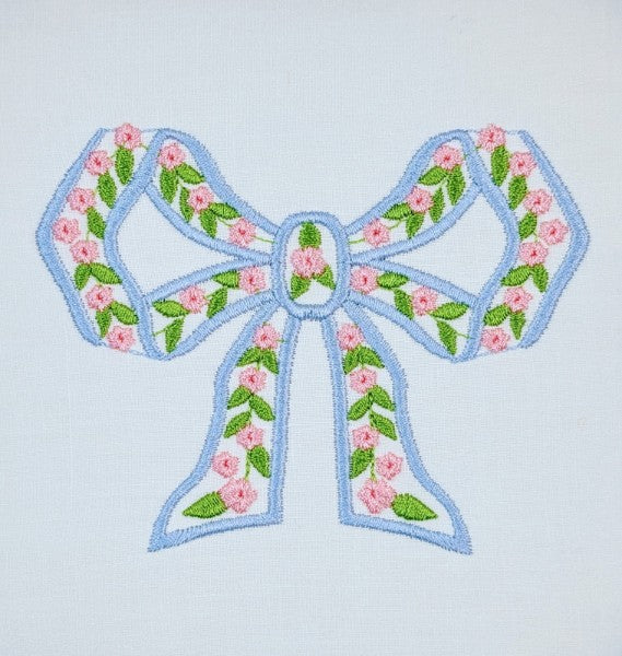 Spring Flowers Bow Spring Flowers Bow