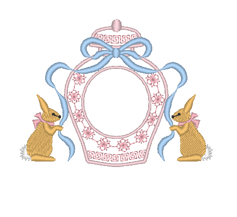 Ginger Jar and Bunnies Ginger Jar and Bunnies