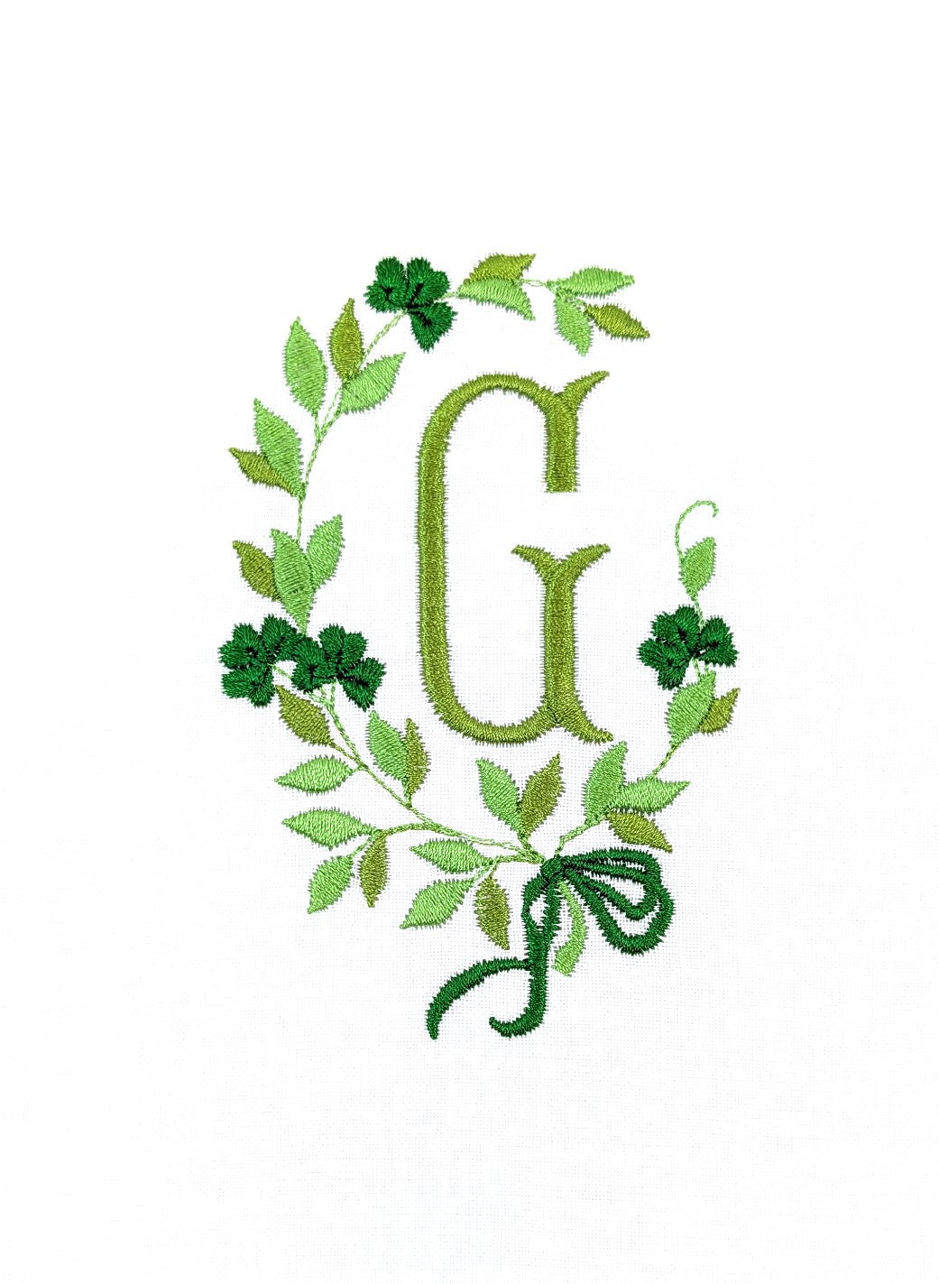 Leaf and Shamrock Oval Leaf and Shamrock Oval