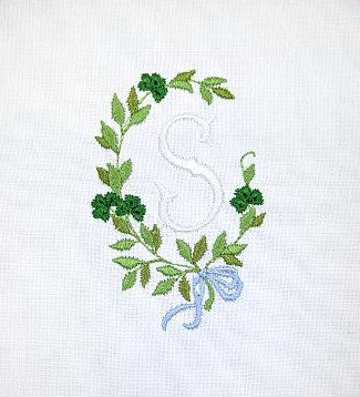 Leaf and Shamrock Oval Leaf and Shamrock Oval