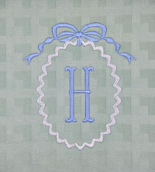 Scalloped Oval Scalloped Oval