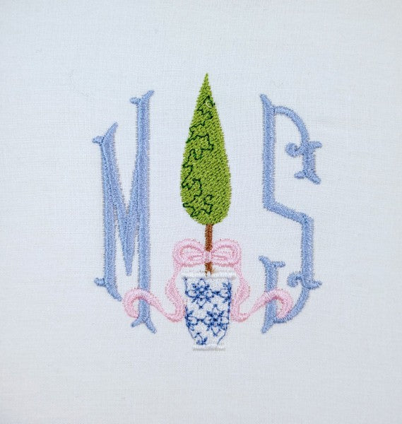 Topiaries with Bows Topiaries with Bows