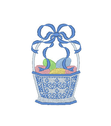 Chinois Ceramic Easter Basket Chinois Ceramic Easter Basket