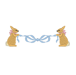 Bunnies and Bow Frame