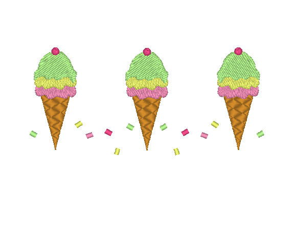 Ice Cream and Sprinkles Ice Cream and Sprinkles