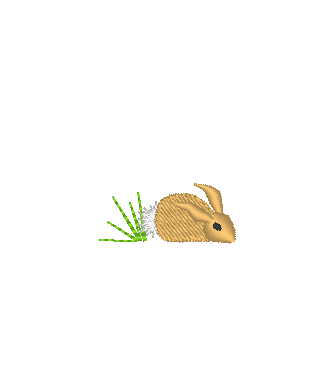 Bunny in the Garden- Tiny