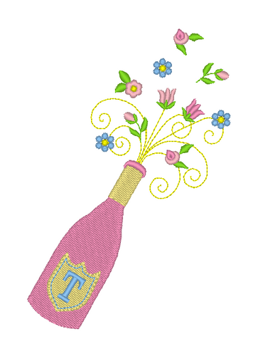 Champagne and Flowers
