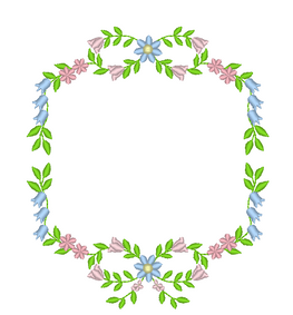 Floral Vine Bow