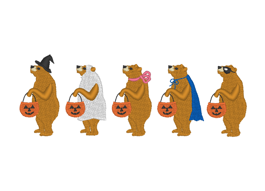 Bears Trick or Treating
