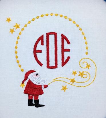 Santa and Starry Night