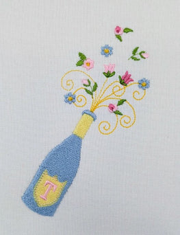 Champagne and Flowers