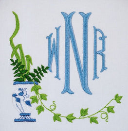 Chinois Pots with Plants