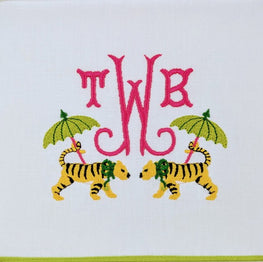 Chinois Tiger with Parasol