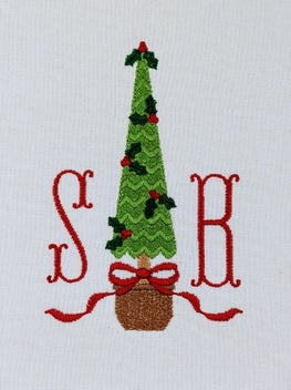 Christmas Trees in Baskets