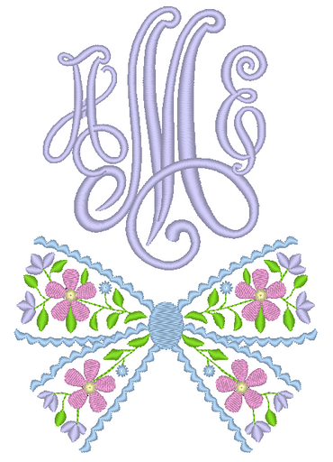 Floral Bow Large
