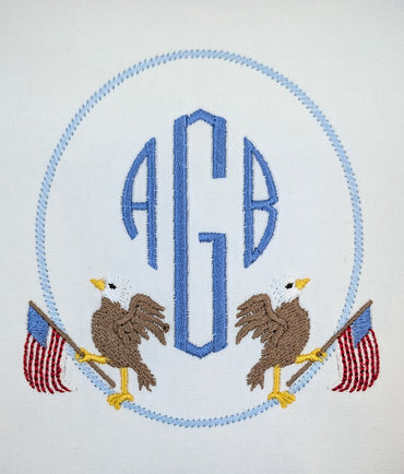 Eagle with Flag