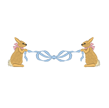 Bunnies and Bow Frame