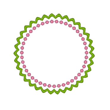 Scalloped Circle
